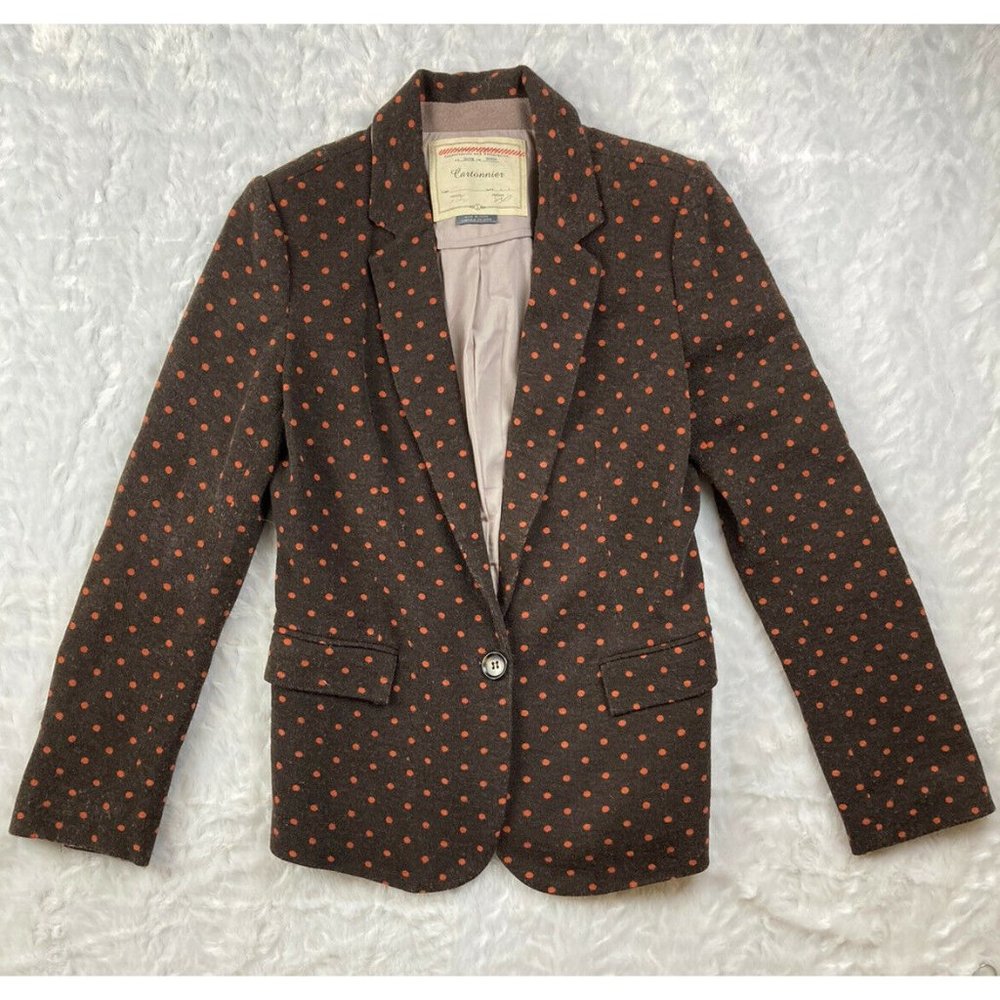 Anthropologie Cartonnier Dotside Blazer